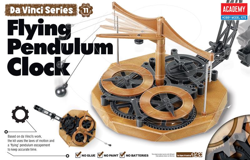 Academy Davinci Flying Pendulum Clock