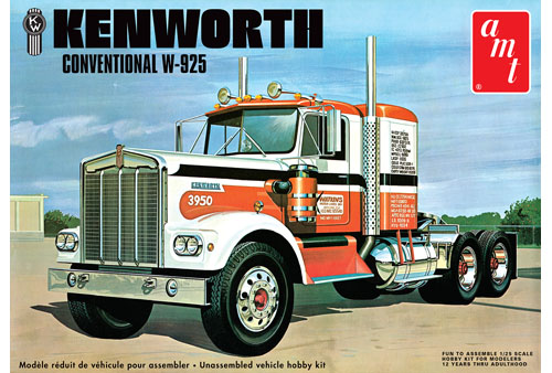 AMT Kenworth W925 Conventional 1/25 Model Kit (Level 3)