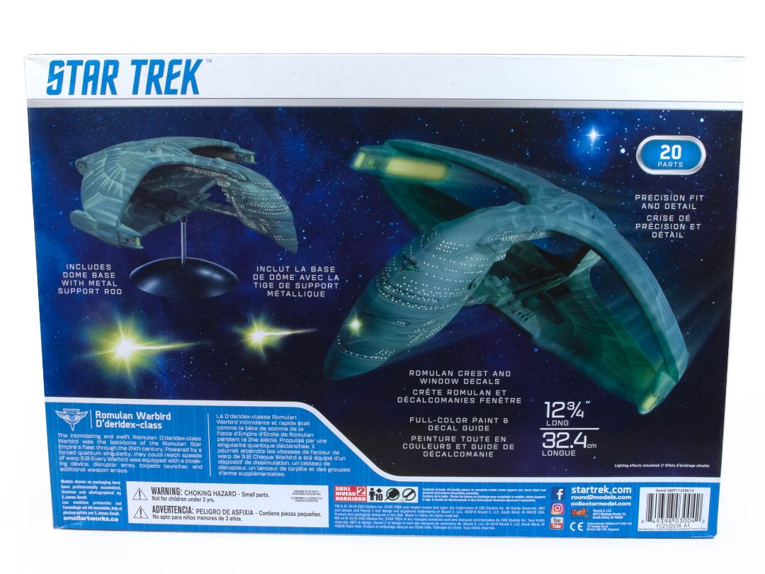 AMT Star Trek Romulan Warbird 2T 1/3200 Model Kit (Level 2)