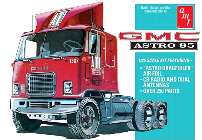 AMT GMC Astro 95 Semi Tractor 1/25 (Level 2)