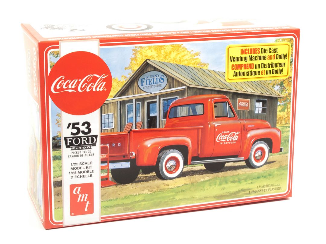 AMT 1953 Ford Pickup (Coca-Cola) 1/25 Model Kit (Level 3)
