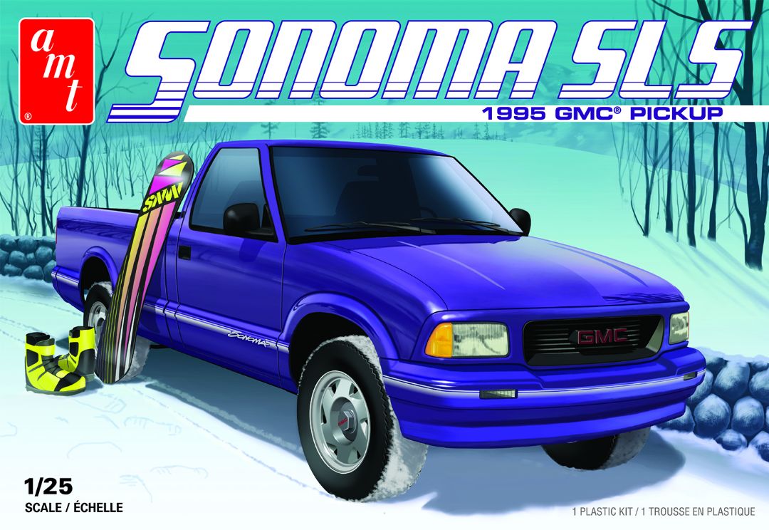AMT 1995 GMC Sonoma Pickup 2T 1/25 Model Kit (Level 2)