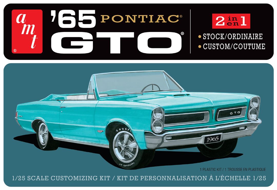 AMT 1965 Pontiac GTO 2T 1/25 Model Kit (Level 2)