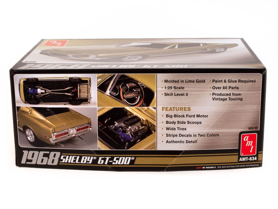 AMT 1968 Shelby GT-500 1/25 Model Kit (Level 3)