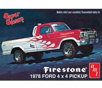 AMT 1978 Firestone Ford 4 X 4 Pickup 1/25 Model Kit (Level 2)