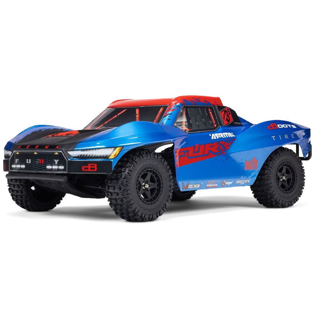 Arrma 1/10 FURY BLX 2wd Short Course RTR - Blue Arrma 1/10 FURY BLX 2wd Short Course RTR - Blue