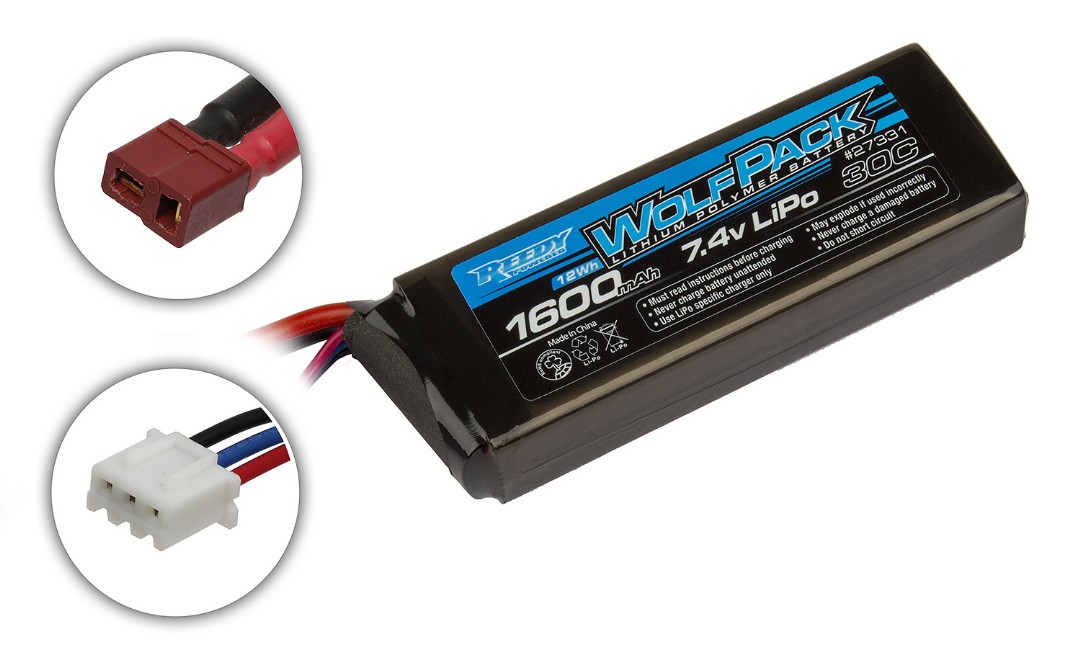 Reedy Wolfpack 1600mAh 30C 7.4V LiPo