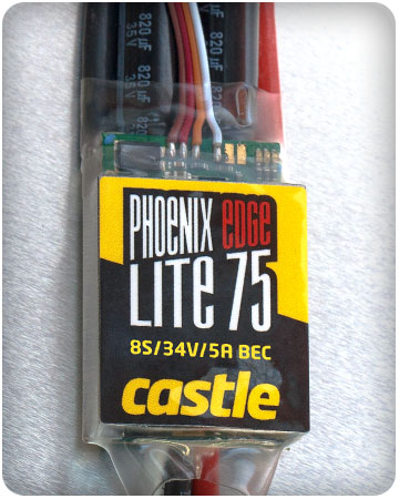 Castle Phoenix Edge Lite 100 25V 100A ESC w/ 5A BEC