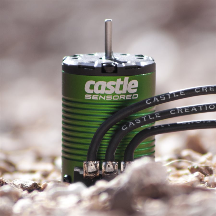Castle 4-Pole Sensored Brushless Motor 1406-6900KV
