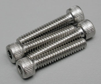 Du-Bro 6-32 x 3/4 Stainless Steel Socket Head Cap Screws (4/pkg)