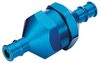 Du-Bro In Line Fuel Filter w/Plug (Blue) (1/pkg)