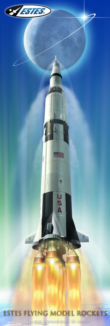 Estes Rockets 1/200 Saturn V (English only) - Beginner