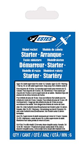 Estes Rockets Solar Starters (6 pk) Estes Rockets Solar Starters (6 pk)