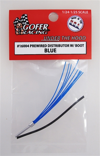 Gofer Racing Prewired Distributor With Boot - Blue 1/24
