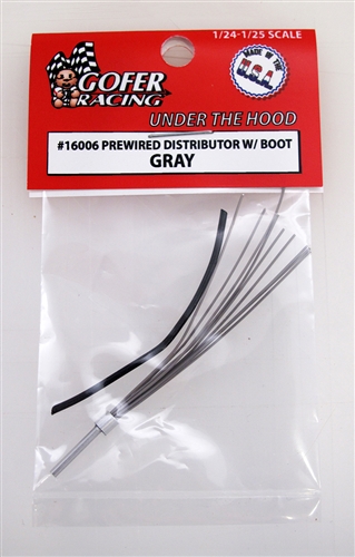 Gofer Racing Prewired Distributor With Boot - Gray 1/24