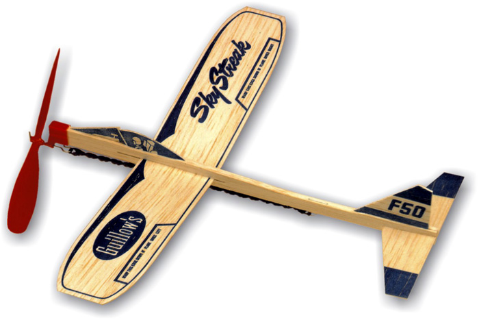Guillow's Sky Streak Balsa Motorplane in Store Display (24)