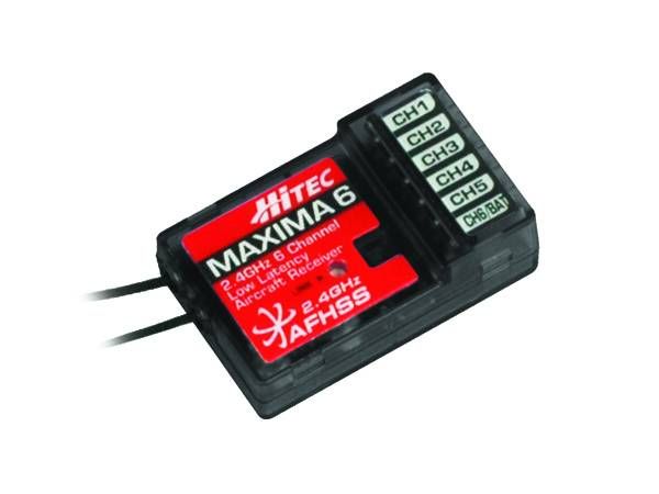 Hitec MAXIMA 6 - 6 Channel Lightweight, low latency Receiver