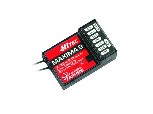 Hitec MAXIMA 9 - 9 Channel Lightweight, low latency Receiver