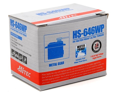 Hitec HS-646WP Standard High-Voltage Metal Gear Servo - Click Image to Close