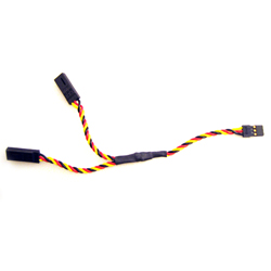 Hitec Twisted Heavy Duty "Y" Extension (wire short)