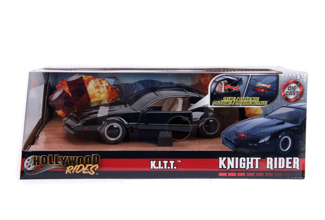 Jada 1/24 "Hollywood Rides" Knight Rider K.I.T.T. with lights