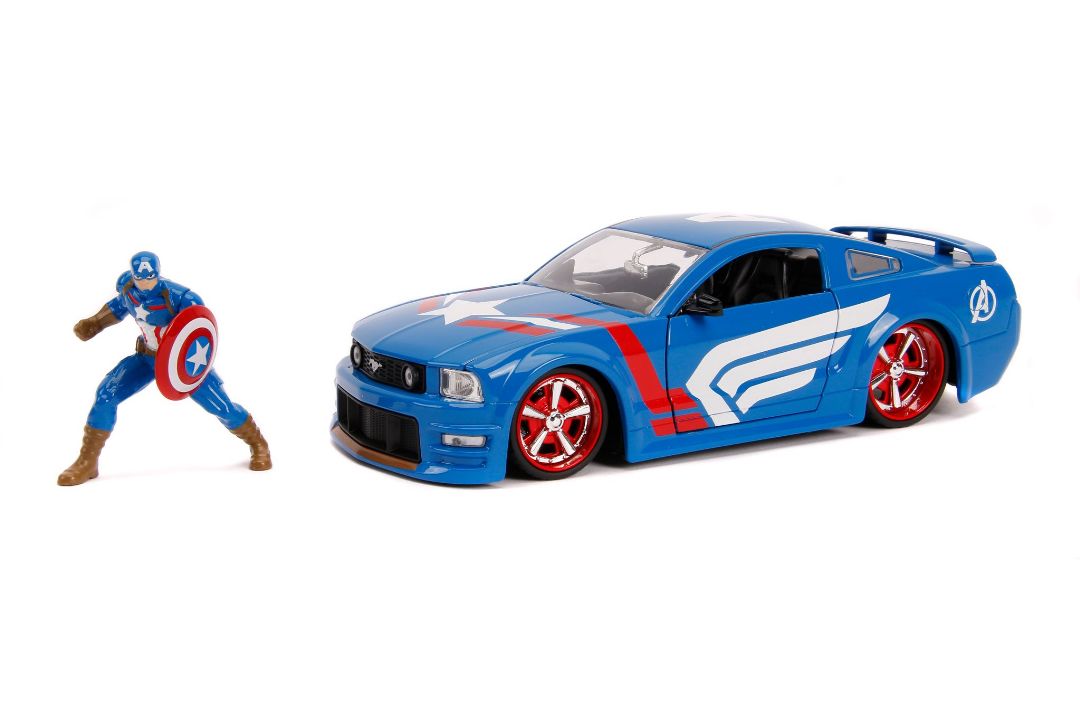 Jada 1/24 "Hollywood Rides" 2006 Ford Mustang GT w/ figure