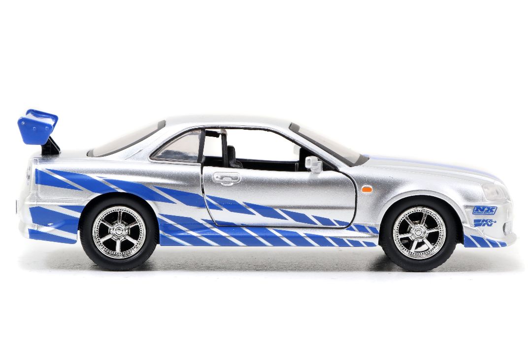 Jada 1/32 "Fast & Furious" Brian's Skyline GT-R (R34) Silver