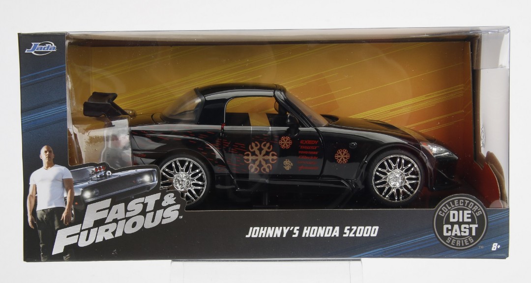 Jada 1/24 "Fast & Furious" Johnny's Honda S2000 - Click Image to Close