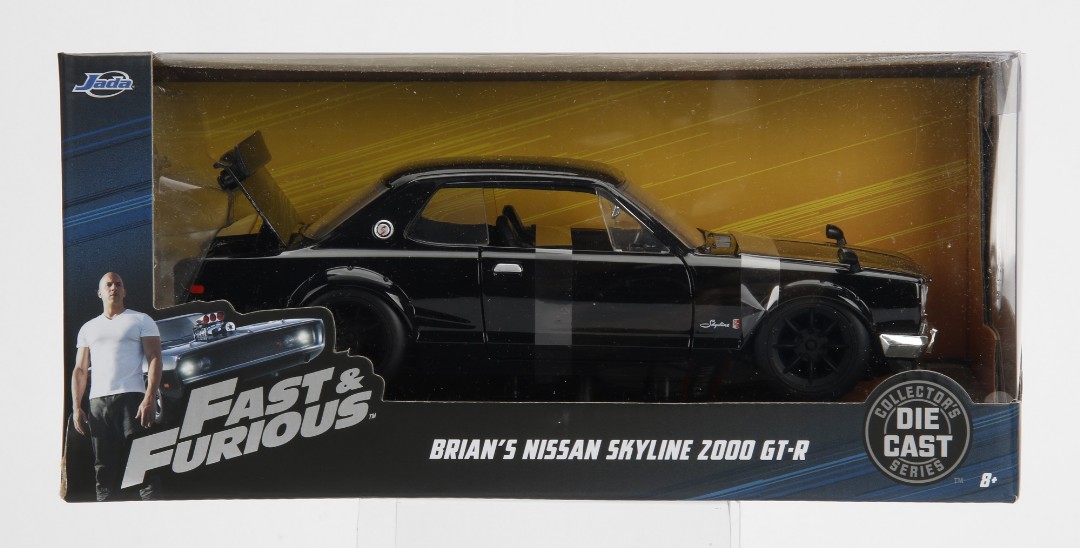 Jada 1/24 "Fast & Furious" Brian's Nissan Skyline 2000 GT-R