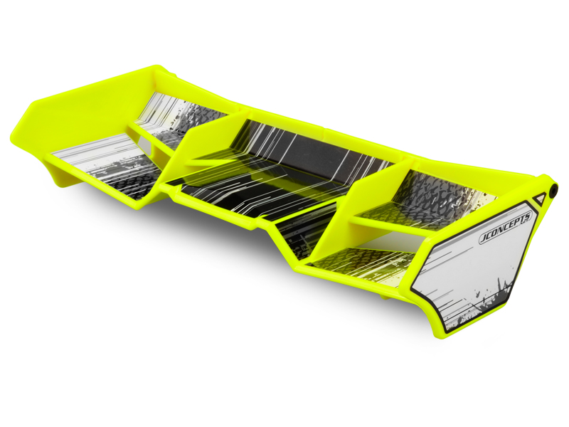 JConcepts Finnisher - 1/8th buggy / truck wing - Yellow