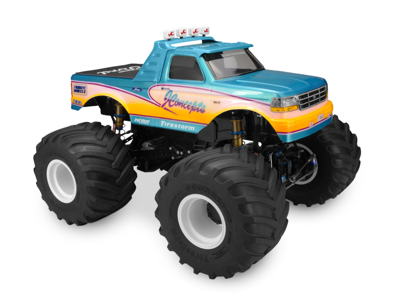 JConcepts 1993 Ford F-250 monster truck body w/racerback