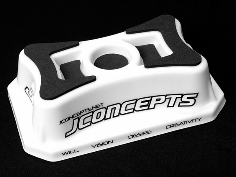 JConcepts Car Stand (1/10th on-road, molded polycarbonate)