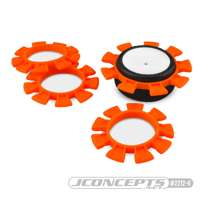 JConcepts Satellite tire gluing rubber bands - Orange