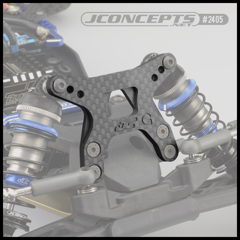 JConcepts Carbon Fiber Gullwing Arm Front Shock Tower (B6.1)