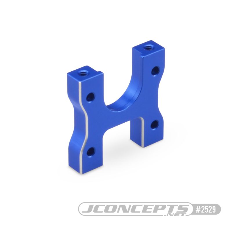 JConcepts B74 Aluminum center diff mount, blue JConcepts B74 Aluminum center diff mount, blue