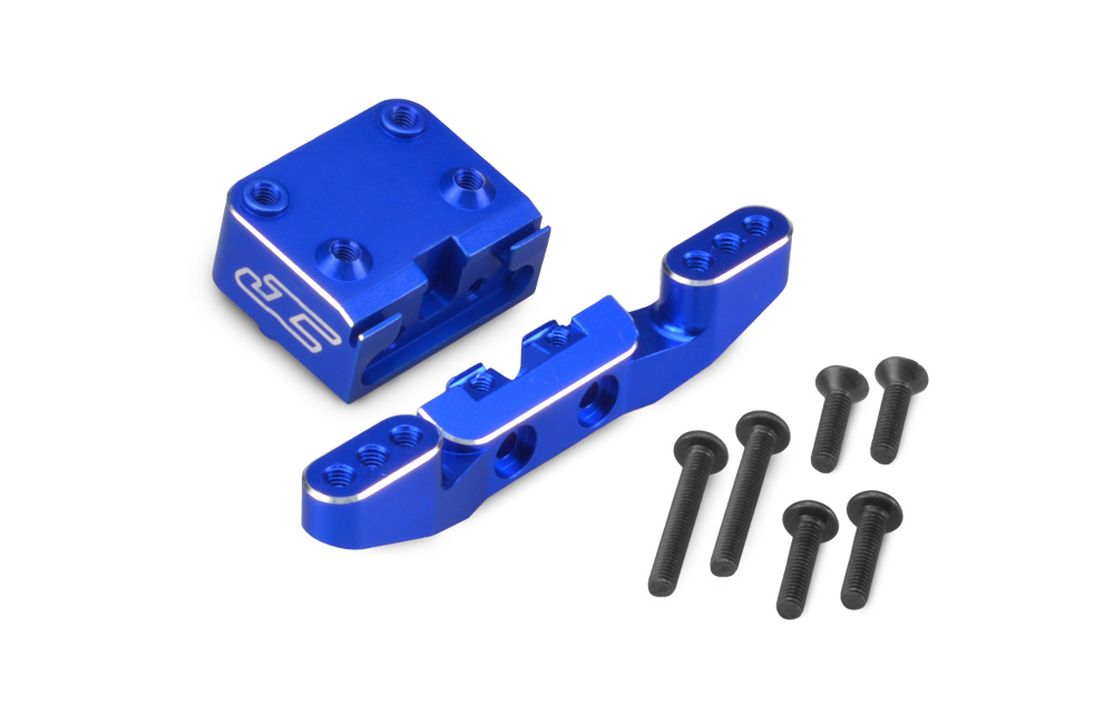 JConcepts B6.2 | B6.3 Front camber link mount bulkhead - blue