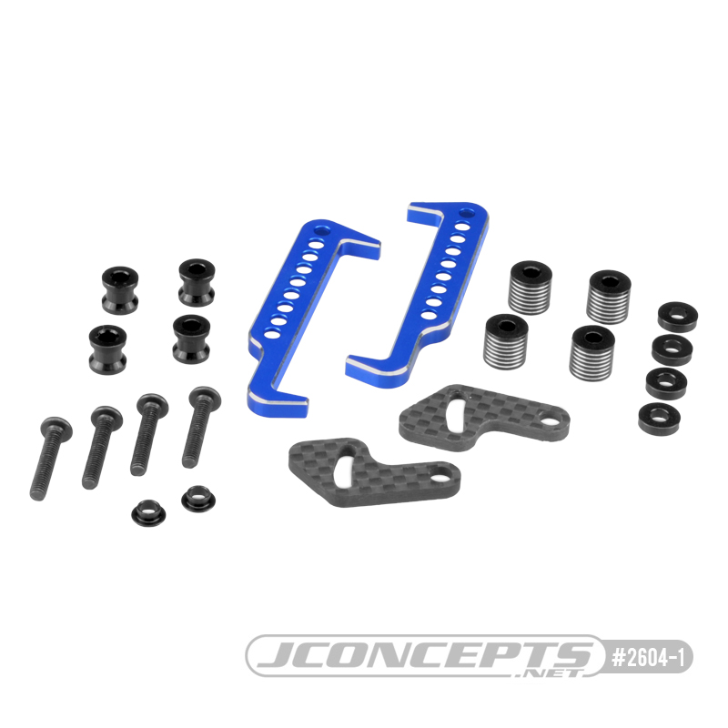 JConcepts swing operated battery retainer set - blue