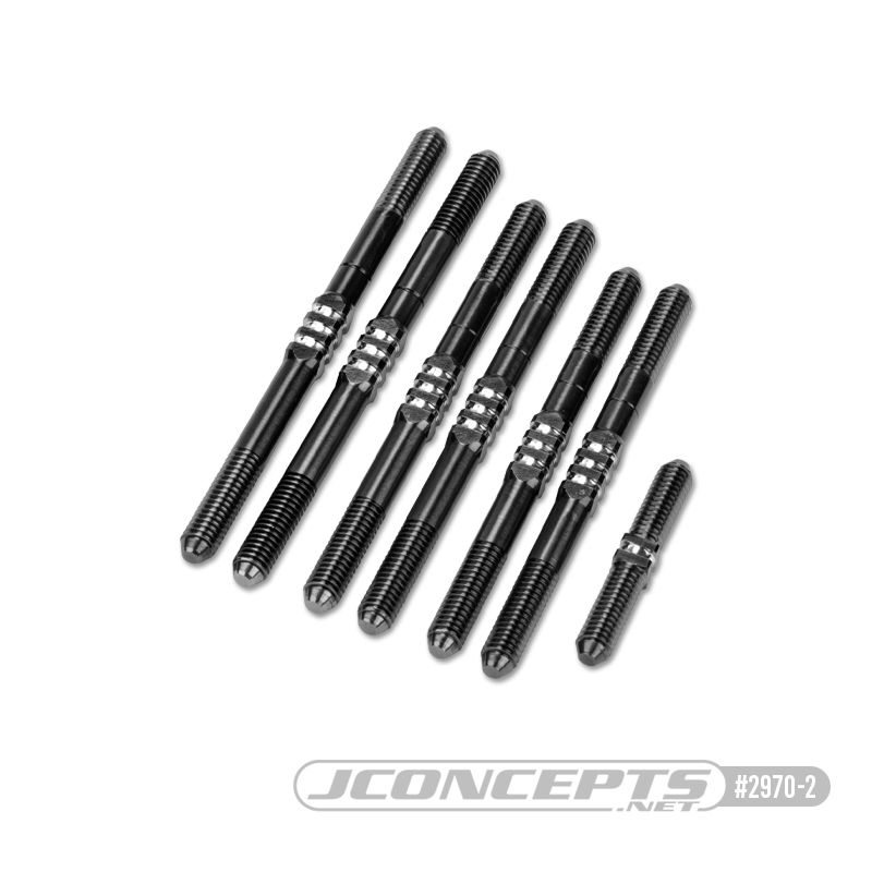 JConcepts - Cat L1R Fin turnbuckle kit - stealth black