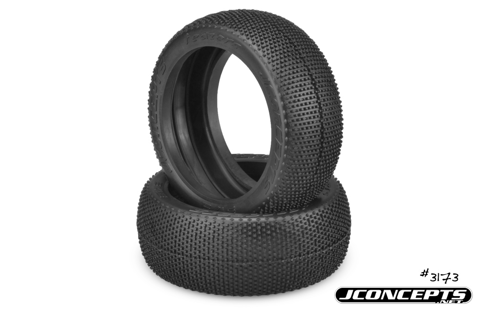 JConcepts Teazers - green compound (fits 83mm 1/8th buggy wheel)