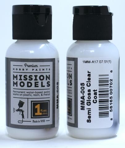 Mission Models Semi Gloss Clear 1oz (30ml) (1)