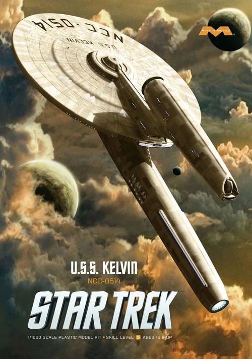 Moebius Star Trek: USS Kelvin 1/1000 Model Kit