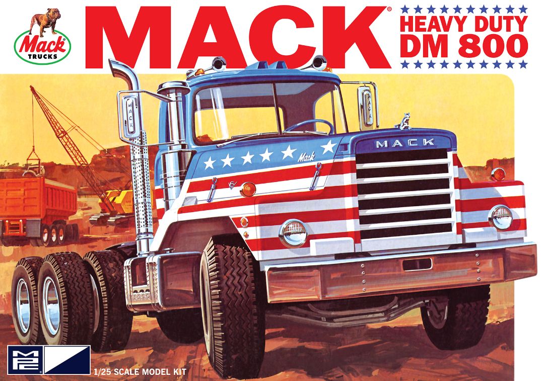 MPC Mack DM800 Semi Tractor 1/25 Model Kit