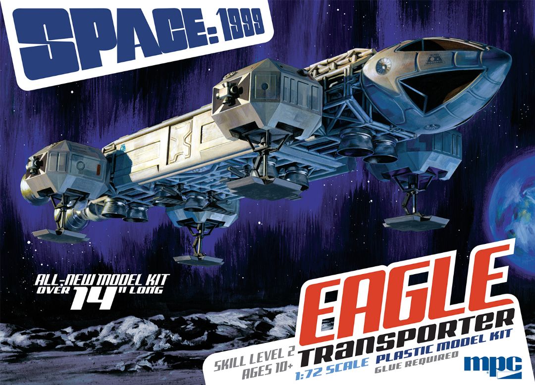 MPC Space 1999: 14" Eagle Transporter 1/72 Model Kit (Level 2)