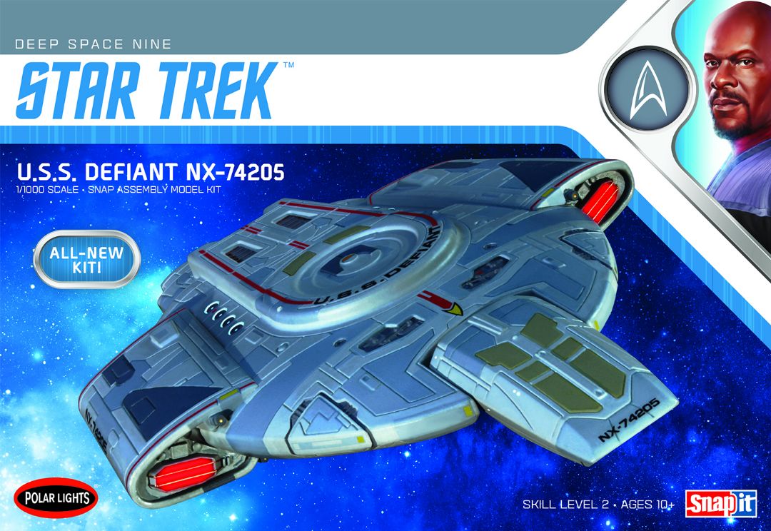 Polar Lights Star Trek U.S.S. Defiant 1/1000 Model Kit (Level 2)
