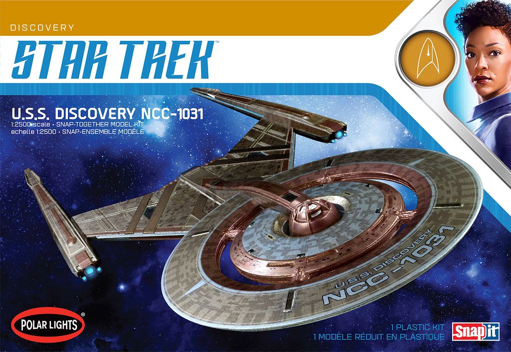 Polar Lights Star Trek U.S.S. Discovery 2T 1/2500 Model Kit (Le