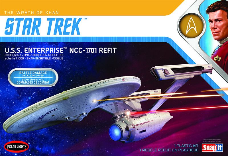Polar Lights Star Trek U.S.S. Enterprise Refit