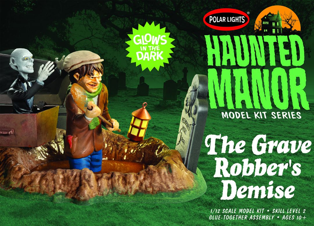 Polar Lights Haunted Manor: The Grave Robber's Demise - Click Image to Close