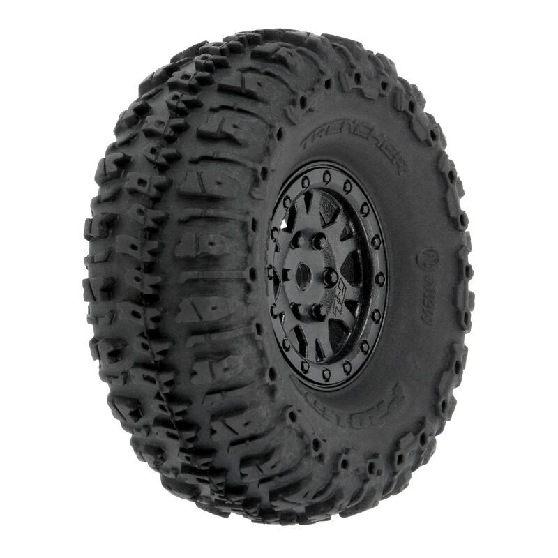 Pro-Line Trencher 1.0" Tires Mounted on Impulse Wheels (4)