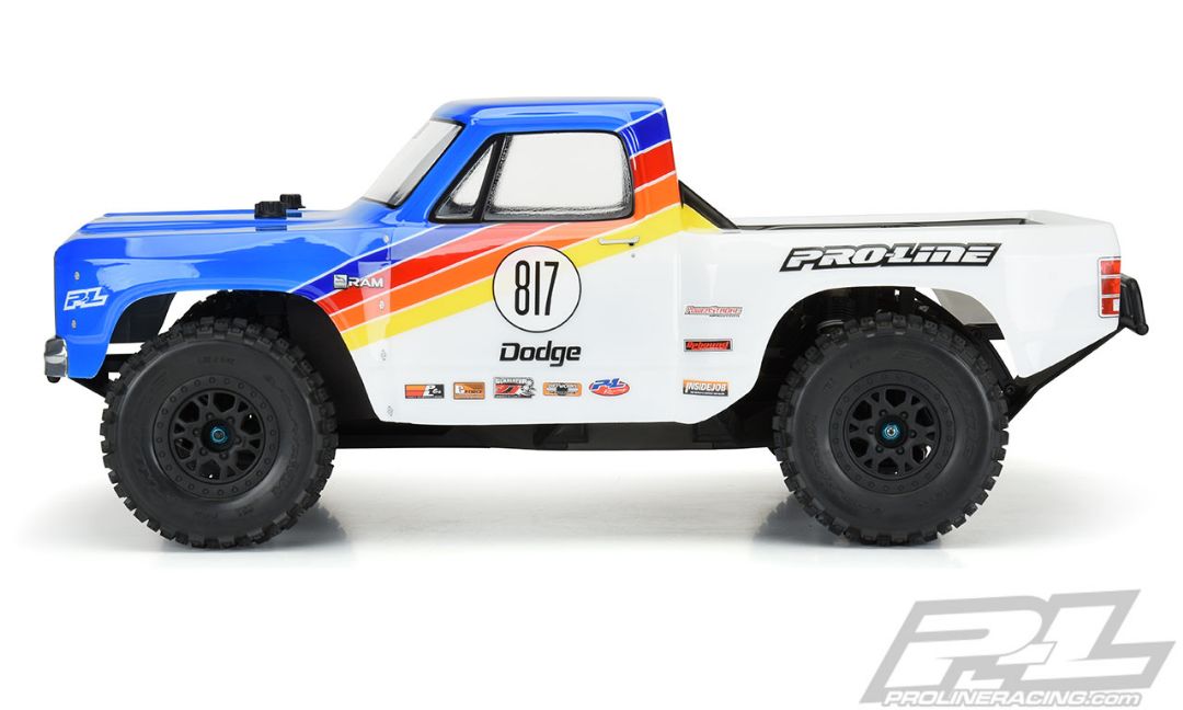 Pro-Line 1984 Dodge Ram 1500 Race Truck Clear Body for Slash 2w