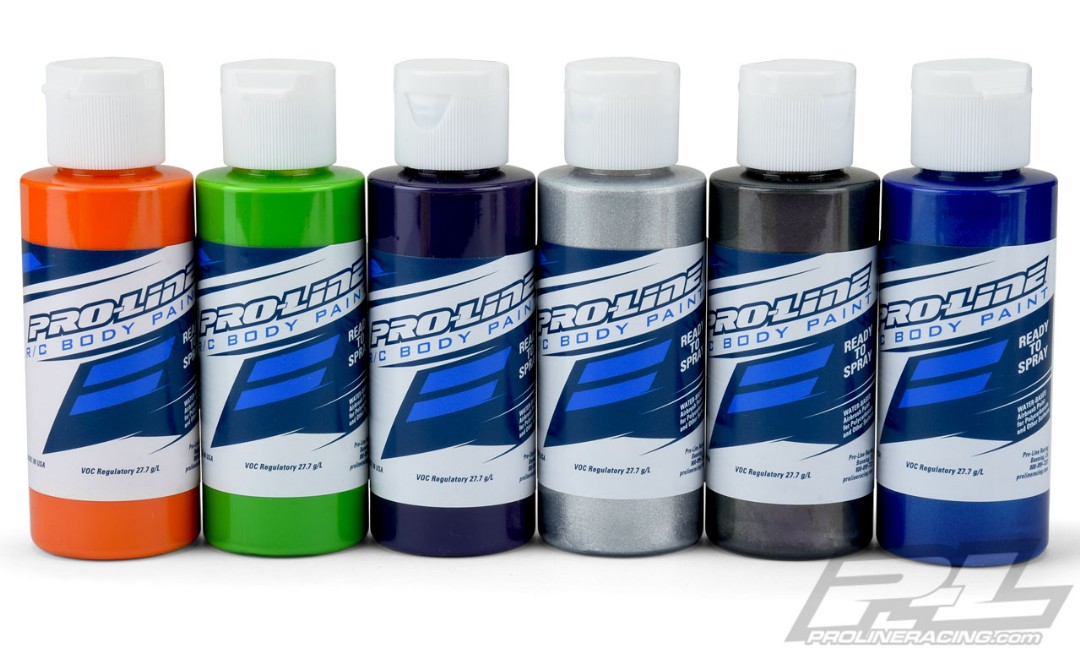 Pro-Line RC Body Paint Secondary Color Set (6 Pack) Pro-Line RC Body Paint Secondary Color Set (6 Pack)